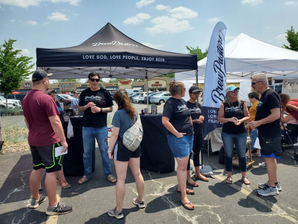 Brewpastors tent sidestreets